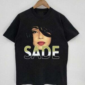 Sade Face Diamond Life Tour Concert Music Graphic Fan Collector Statement Tee 91
